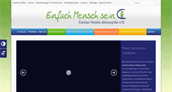 Desktop Screenshot of caritas-altenoythe.de
